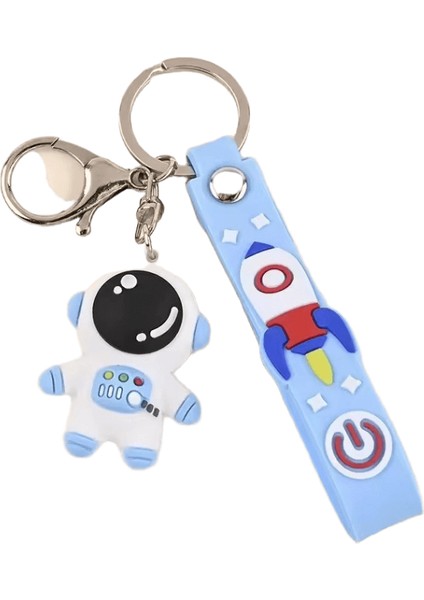 Karikatür Yıldırım Ayı Anahtarlık Sevimli Astronot Ayı Bebek Anahtarlık Çanta Kolye Çift Araba Anahtarlık Yaratıcı Çanta Charm Aksesuarlarıfil-Stil 09 (Yurt Dışından)
