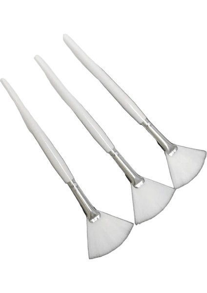 1pcs Yumuşak Kıllar Yüz Fırçaları Düz ​​fan Maskesi Aplikatör Yüz Maskesi Için Yeniden Kullanılabilir Fırça Günlük Cilt Bakım Aracı Aksesuarlar Beyaz (Yurt Dışından)