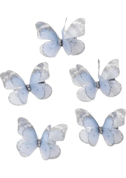 5pcs/set Sevimli Örgü Çift Katmanlı Simülasyon Saç Tokaları Güzel Prenses Renkli Gradyan Tavır Klipskol: 4802-36 (Yurt Dışından)