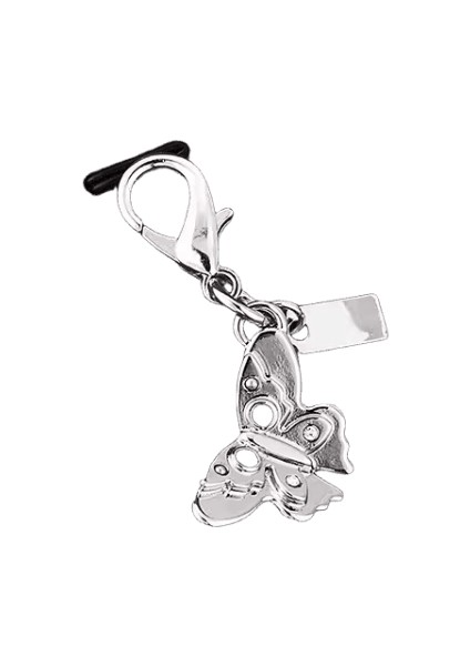 2025 Yeni Moda Anahtarlık Araba Anahtarı Kolye High-End Çanta Aksesuarları Altın Aşk Çiçek Kolye Ayı Kiraz Anahtarlık Takı (Yurt Dışından)