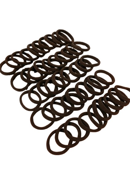 lar Elastik Saç Bantları Kızlar Sweets Scrunchie Lastik Bant Saç Bağları Klipler Kafa Bandı Siyah50(Yurt Dışından)