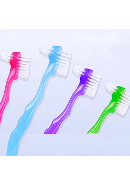 Diş Fırçası Çift Taraflı ler Diş Fırçaları Ağız Bakımı Dişleri Temizleme Yumuşak Saç FırçasıKonforlu Saplı Diş Fırçası 1pc/beden: Yeşil (Yurt Dışından)