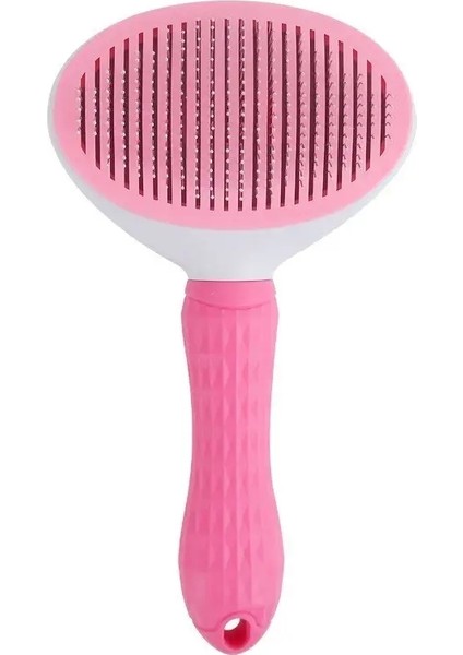 Pet Fırçası Tarağı Kendini Temizleme Pet Saç Çıkma Fırçası ler Için ler Bakım Araçları Evcil lar Demating Com Dogs Accessories Gri (Yurt Dışından)