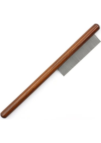 1Ahşap SaplıTarayıcı, Tek Sıralı Pire Tarayıcı, Bakım Tarayıcısı, Bit Temizleme Uzun Iğneli Tarak 1 Adet1 Numara (Yurt Dışından)