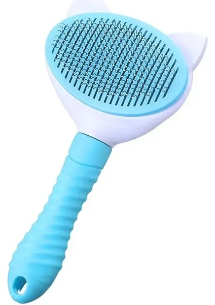Pet Comb Temizleme Malzemeleri Kendiliğinden Temizlenen Fırça Profesyonel Tüy Bakım Fırçası ler, ler Evcil lar Eldiven Banyosu core-Mavi (Yurt Dışından)