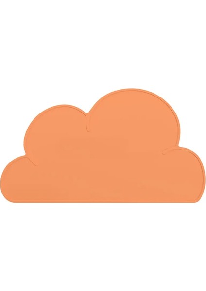 Silikon Pet Besleme Kase Yemek Mat YumuşsuzPedi Yavru Besleyici Tepsi Su Yastık Placemat Turuncu (Yurt Dışından)