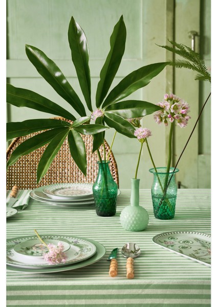Lily & Lotus Yeşil Porselen Servis Tabağı 33 cm