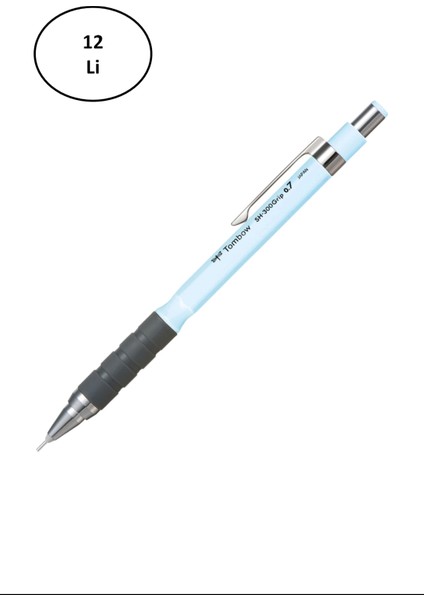 Tombow SH-300 Versatil Kalem Grip 0.7 mm Gök Mavisi 12'li