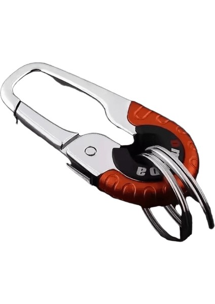 1-5 Adet Erkek Anahtarlık Kanca Paslanmaz Çelik Toka Açık Karabina Tırmanma Aracı Çift Halka Sürüş Anahtarlık Araba Aksesuarları (Yurt Dışından)