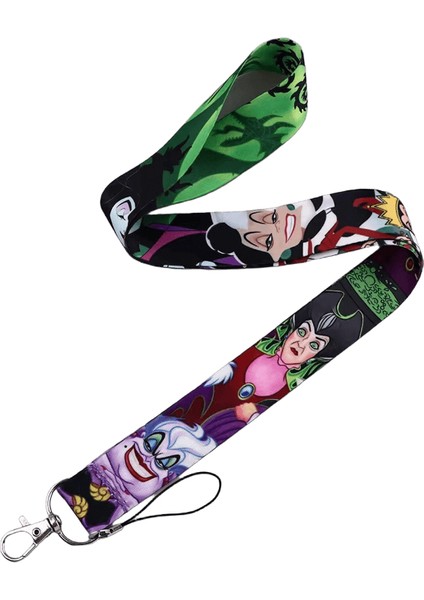 Kötü Adam Kartlık Evil Queen Boyun Askısı Boyunluklar Anahtarlık Kimlik Otobüs Kredi Kartı Geçiş Asmak Halat Lariat Anahtarlıklar Boyunluk Aksesuar2 (Yurt Dışından)