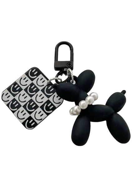 Moda Balon Anahtarlık Akrilik Kauçuk 3D Zarif Telefon Anahtarlık Araba Kolye Karikatür Anahtarlık Dıy Kadınlar lar Için (Yurt Dışından)