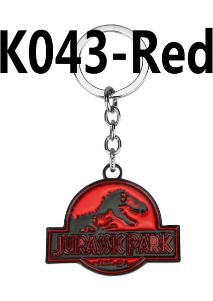 Juric Park Dinozor Anahtarlık Juric Dünya Kolye Metal Anahtarlıklar Holde Kadınlar Erkekler Için CHAVEIRORENK:K043-BLUE (Yurt Dışından)