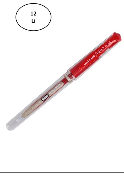 UM-153 Signo Broad Imza Kalemi Kırmızı 12'li