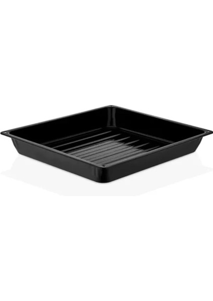 Dikdörtgen Emaye Fırın Tepsisi 30X27 cm Pasta Börek Pizza Ekmek Kek Kalıbı