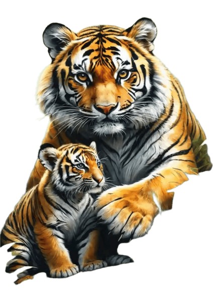 Momoart Sayılarla Boya Kaplan Çerçeve Yok Tuval Üzerine Çizim Yağlıboya Resim Sanatı Dıy Ev Oturma Odası Sanat El Sanatları AABB-5016 / Boyut (Cm): 50X65CM Çerçeve Yok (Yurt Dışından)