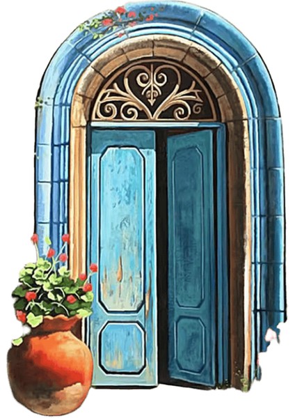 Huacan Numaralara Göre Yağlı Boya Ev Manzara El Boya Kitleri Tuval Çiçek Ev Dekorasyonu YBB-014 / Boyut (Cm): 40X50CM Çerçeve Yok (Yurt Dışından)