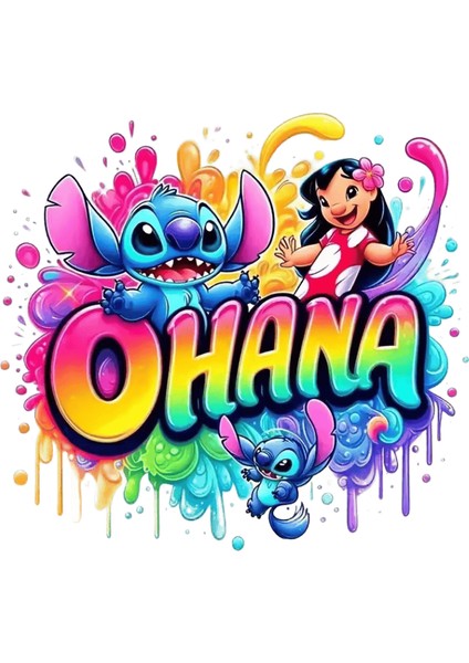 Disney Dıy Numaralara Göre Yağlı Boya Lilo Stitch Tuval Üzerine Numaralara Göre Çizim Karikatür Ev Dekorasyonu SZEV-5068 / Boyut (Cm): 30X30CM Çerçeve Yok (Yurt Dışından)