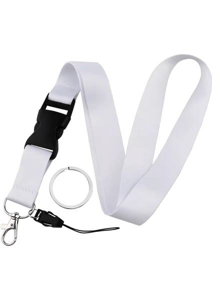 Moda Cep Telefonu Ipi Saf Renk Boyun Askısı Keychian Anahtarlar Için Credencial Ipi Kimlik Kartı Tutucu Geçiş Anahtarlık Aksesuarlarırenk:açık Mavi (Yurt Dışından)