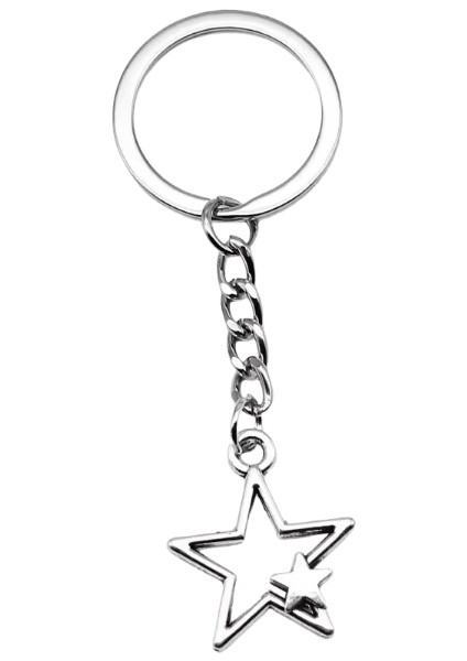 Yeni Yıldız Temel Simge Karabina Anahtarlık Karartma Kadın Erkek Oval Katı Kemer Tokası Unisex Çift Şerit Anahtarlık (Yurt Dışından)