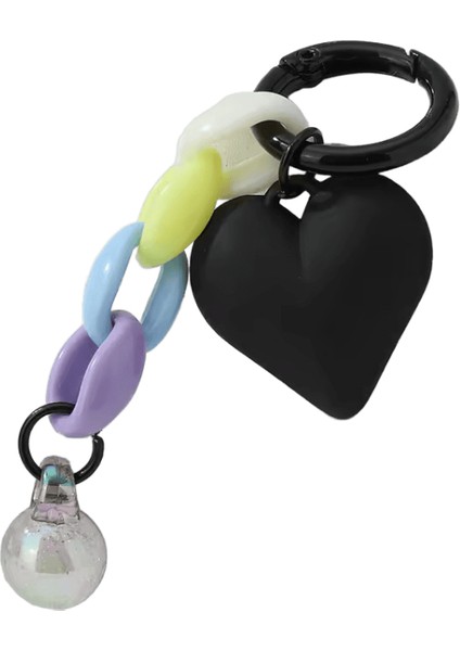 El Yapımı Kalp Anahtarlıklar Güzel Akrilik Aşk Plastik Bağlantı Anahtar Yüzükler Kadınlar Için Erkekler Dostluk Hediye Çanta Dekorasyon Takı (Yurt Dışından)