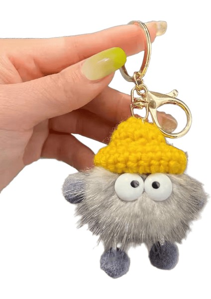 Yeni Sevimli Vizon Kürk Kordon Briket Anahtarlık Araba Anahtarlık Kolye Peluş Bebek Okul Çantası Kolye Hediye Kawaii Sırt Çantası Anahtarlıklarrenk: 3 (Yurt Dışından)