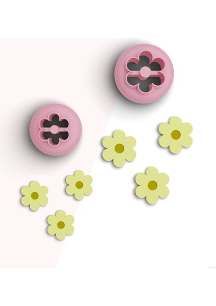 Papatya Mini Polimer Kil Kesme Kalıbı, Takı Kalıpları, Süs Kalıpları, Seramik Kalıp,No:324