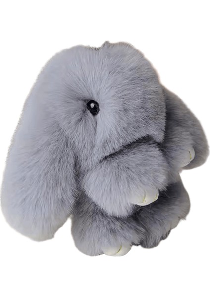 15CM Tavşan Kürk Anahtarlık Kadın Çanta Araba Anahtarlık Kolye Dekorasyon Takı Çanta Askıları Aksesuarlar Hediyeler (Yurt Dışından)