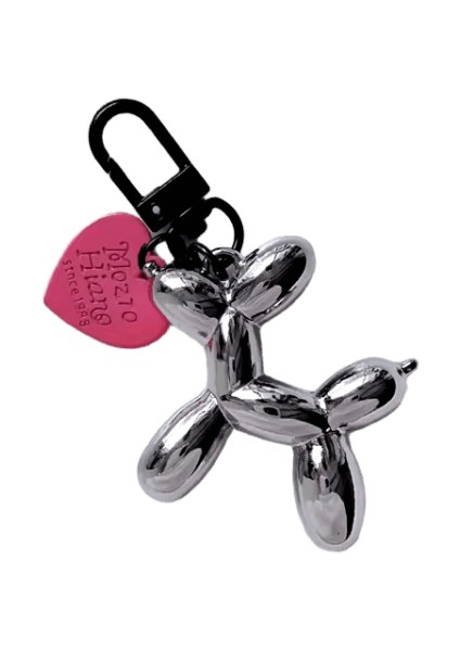 Moda Anahtarlık Punk Y2K Balon Köpek Anahtarlıklar Kadınlar Için Çanta Kolye Takı Biblo Kız Araba Anahtarlık Anahtarlık Aksesuarları (Yurt Dışından)