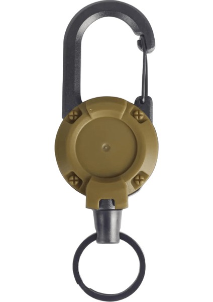 1 Adet Hırsızlığa Karşı Metal Çekmesi Kolay Toka Halat Elastik Anahtarlık Sportif Geri Çekilebilir Anahtarlık Kayıp Karşıtı Yoyo Kayak Kartı Kimlik Kartı (Yurt Dışından)