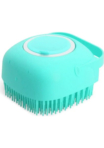 Pet Köpek Şampuan Fırçası 2.7oz 80ML Kedi Masaj Tomberi Tımarlama Kısa Saç Yumuşak Silikon Kauçuk Kol: Pembe (Yurt Dışından)