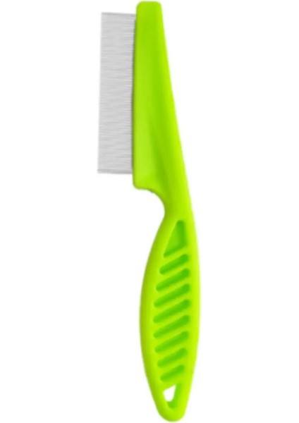 1pcs Pet Hair Removal Comb Stainless Steel Flea Comb Pet Hair Beauty Toothed Comb Removing Fleas And Ticks Dog Grooming Tools Renk:yeşil/boyut:l (Yurt Dışından)