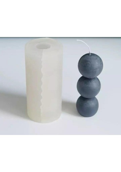 Slikon Kalıp - Uzunluk 10.8- Genişlik 3.8 cm - Mum, Taş Tozu, Polyestar, Beton Vb