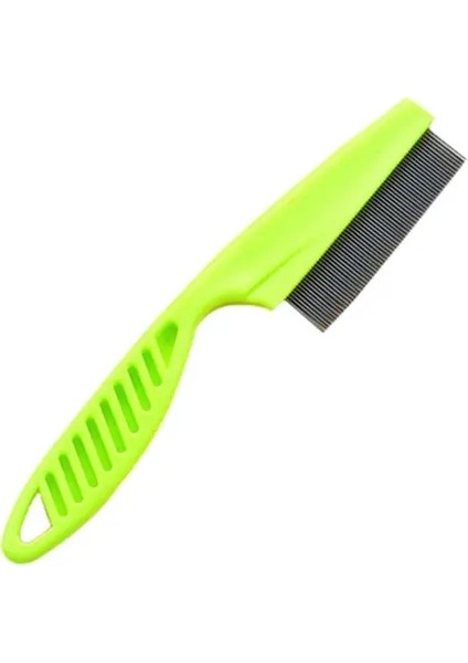 1Pc Pet Hair Shedding Comb Paslanmaz Çelik Püskürtme Tüy Pires Fırçası Kedi Köpek Evcil Hayvan Pires Tüy Bakımı Fırçası Köpek Fırçası Bakım Araçları Renk:Yeşil/Boyut:S (Yurt Dışından)
