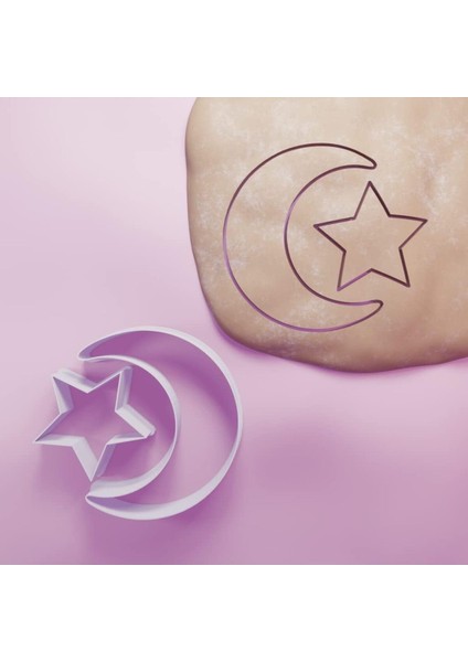 Kurabiye, Polimer Kil, Oyun Hamuru Damga Ve Kalıp Seti Dini, Ramazan, Ay Konsept #01 indirimleri