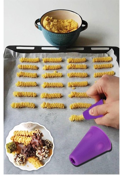 Plastik Tırtıl Kurabiye Kalıbı Renkli 2 Adet