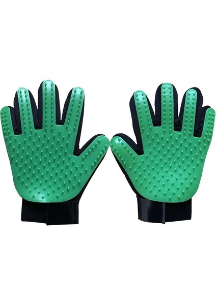 Kedi Eldiveni Kauçuk Evcil Hayvan Temizleme ve Kıl Temini Fırça Evcil Hayvan Bakımı Eldivenleri Kedi ve Köpek Banyo Ürünleri Kıl Temini Araçları Yeşil (Yurt Dışından)
