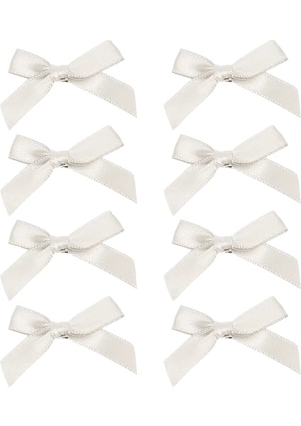 8/16 Pcs Renkler Ipek Şerit Bowknot Saç Klip Moda Tatlı Bale Sevimli Kız Ettes Renkli Dantel Kadınlar Pin Ins Y2KCOLOR: Beyaz 8pcs (Yurt Dışından)