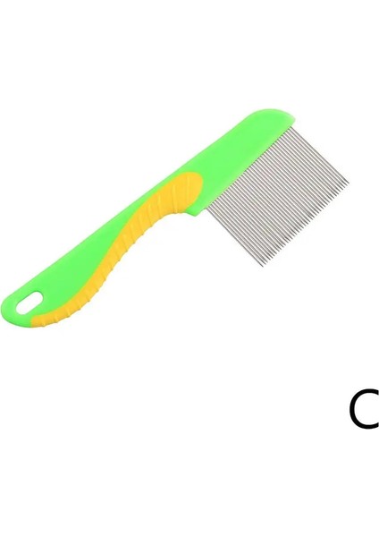 Pet Dematting Comb Steel Pet Grooming Comb For Dogs And Cats Gently Removes Loose Undercoat Flea Comb Prettybett B0F2 Renk:a (Yurt Dışından)