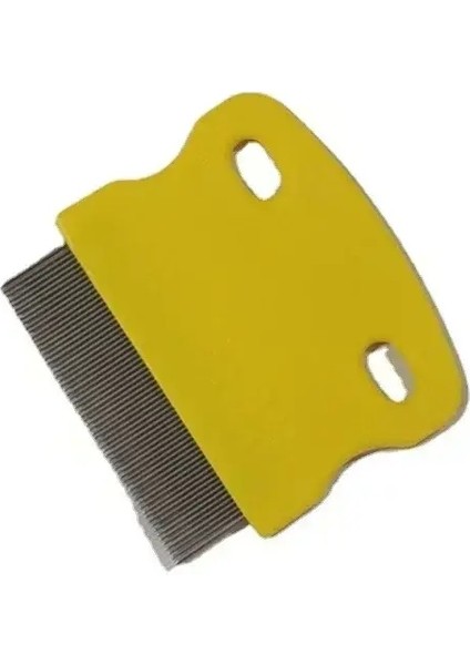 Pet Comb Pet Tear Stain Remover Dog Grooming Comb Gently Removes Mucus And Crust Small Lice Flea Combs For Dogs Cats Supplies Renk:sarı (Yurt Dışından)