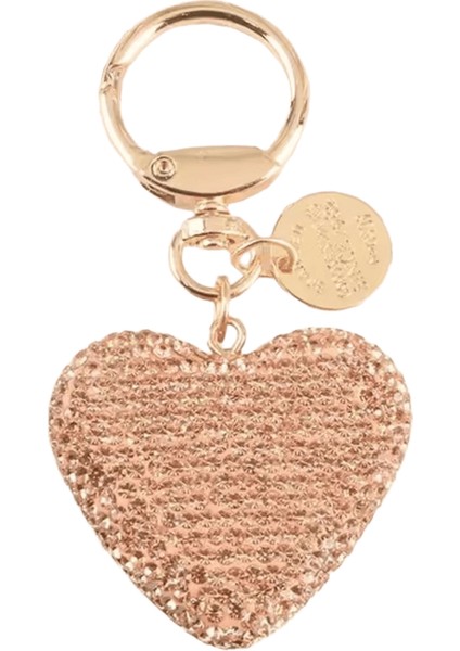 Bling Rhinestone Kalp Şekli Anahtarlıklar, Kristal Çanta Süsleri, Kadınlar Için Araba Anahtarlığı, Kızlar Hatıra, Doğum Günü, Sevgililer Günü Hediyesi (Yurt Dışından)