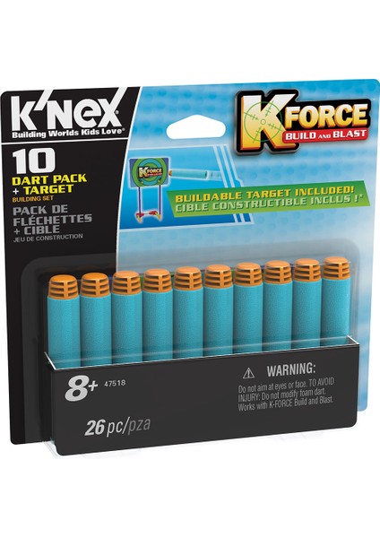 K’nex K-Force Dart & 10 Mermi Seti Knex 47518