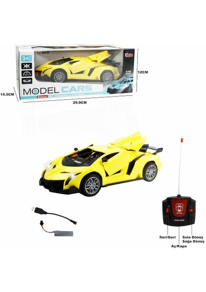 XFG-789-104C Kumandalı Şarjlı 1:18 Kapı ve Bagaj -Vardem