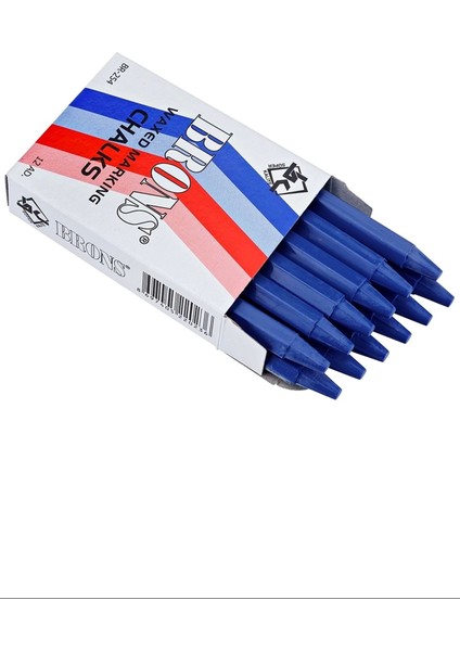 Brons BR-254 Tebeşir 12'li Kutu Mavi