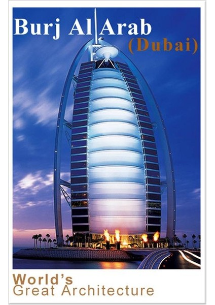 3D 101 Parça Puzzle Burç El Arap - Dubai