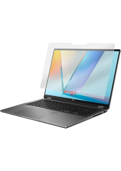 Engo Asus Vivobook 16 Flip Mat Ekran Koruyucu 16 Inç Şeffaf modelleri