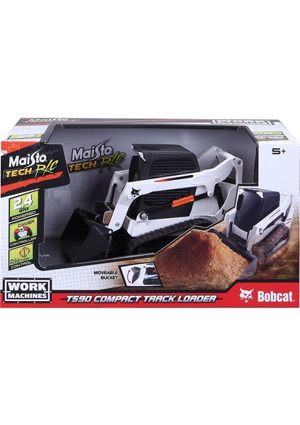 Maisto Bobcat T590 Compact Uzaktan Kumandalı Paletli Yükleyici