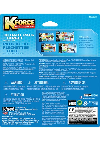 K-Force Hedefli 30 Mermi Seti 47528