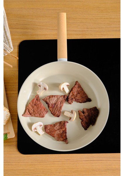 Swiss Crystal Almond Cream Indüksiyon Tabanlı Tava 32 cm fırsatları