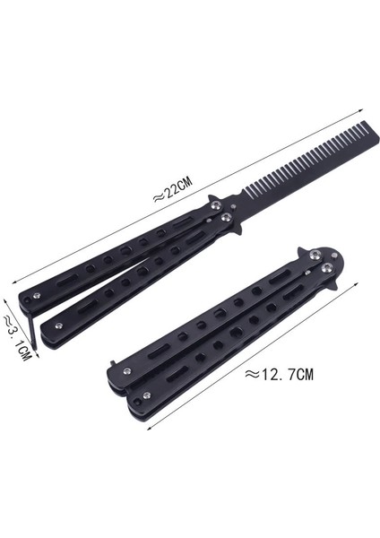 Metal Kelebek Şeklinde Çelik Tarak