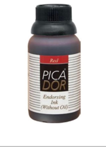 Picador Istampa Mürekkebi Kırmızı 30ML
